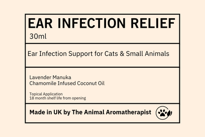 Ear Infection Relief Oil ( Cats and small animals)