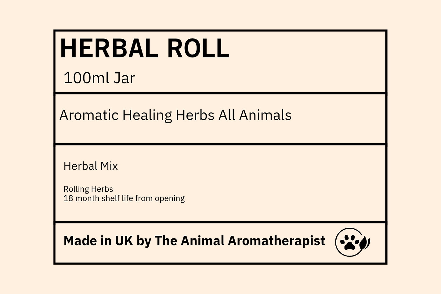 Herb Roll Cats 2 x 100ml Jar