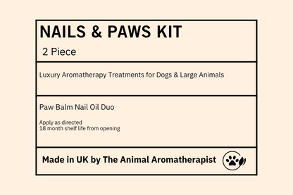 Aromatheraphy Paw Balm & Nail Oil Duo for Dogs