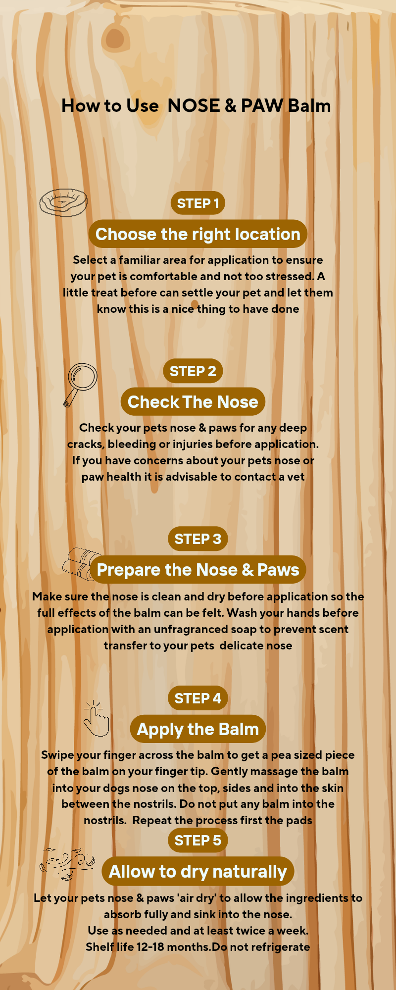 Nose Balm for Dogs ( unscented)