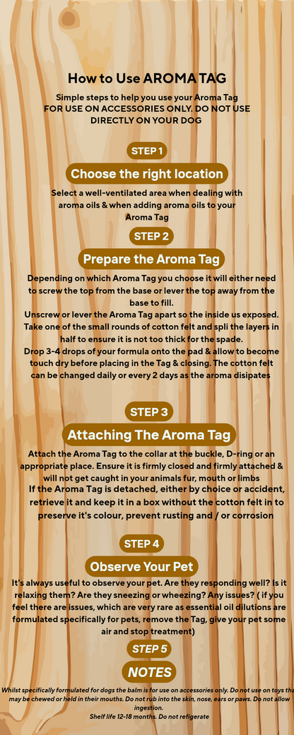 AROMA TAGS CAT