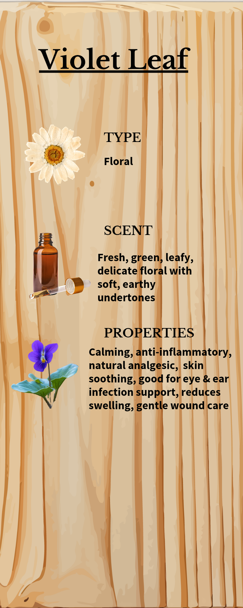 Hydrosol/ Floral Water VIOLET LEAF  30ml spray