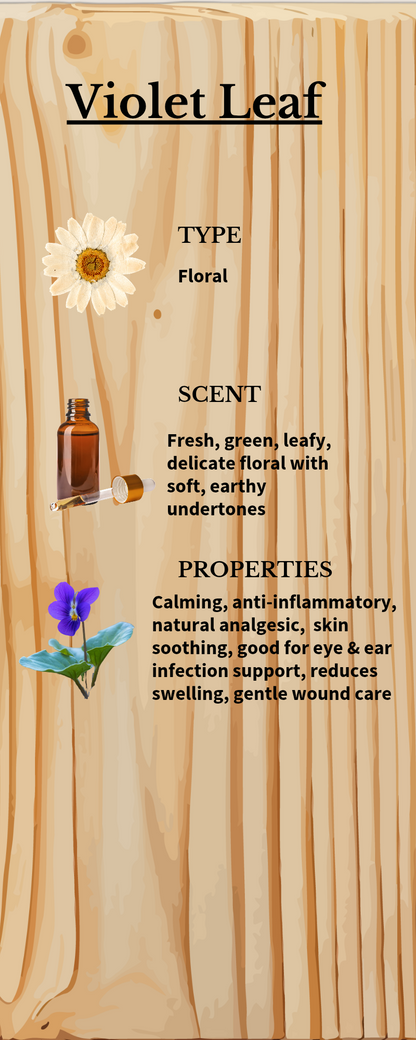 Hydrosol/ Floral Water VIOLET LEAF  30ml spray