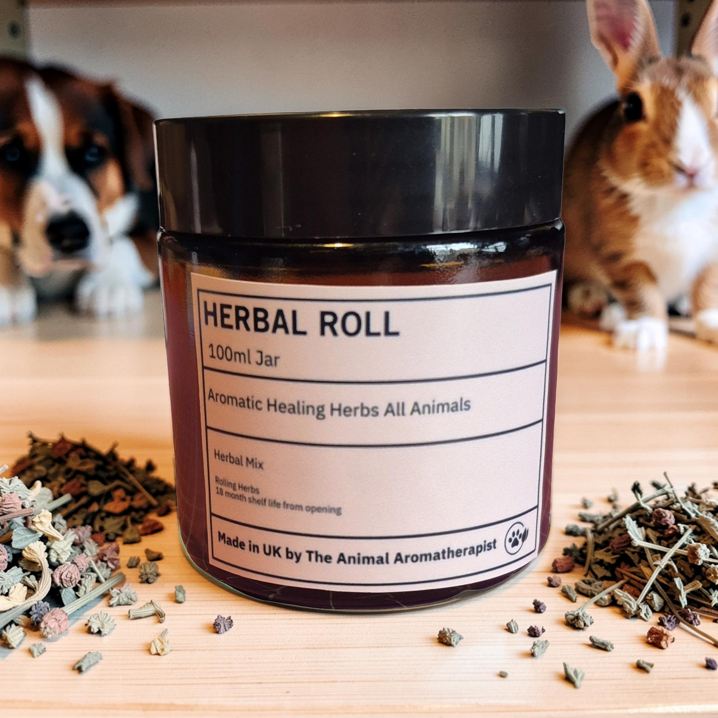 Herb Roll Cats 2 x 100ml Jar