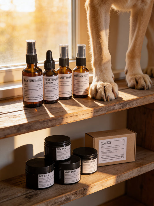 Luxury Aromatheraphy Pampering Set for Dogs (8 products)